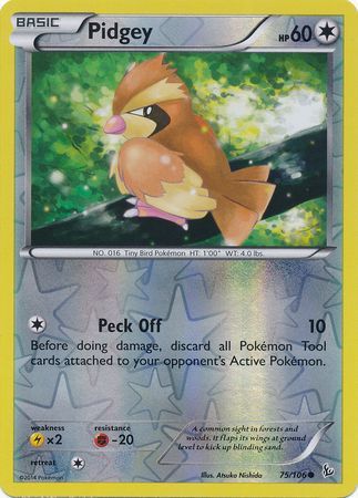 Pidgey - 75/106 - Common - Reverse Holo available at 401 Games Canada