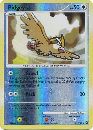 Pidgey - 99/132 - Common - Reverse Holo available at 401 Games Canada