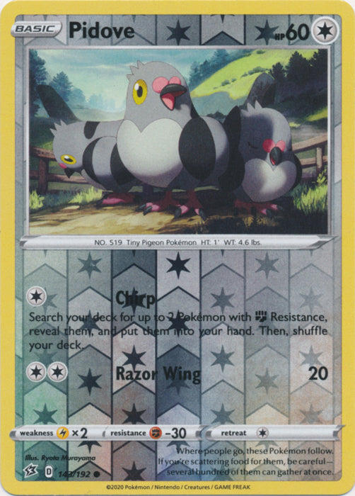 Pidove - 143/192 - Common - Reverse Holo available at 401 Games Canada