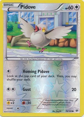 Pidove - 78/108 - Common - Reverse Holo available at 401 Games Canada