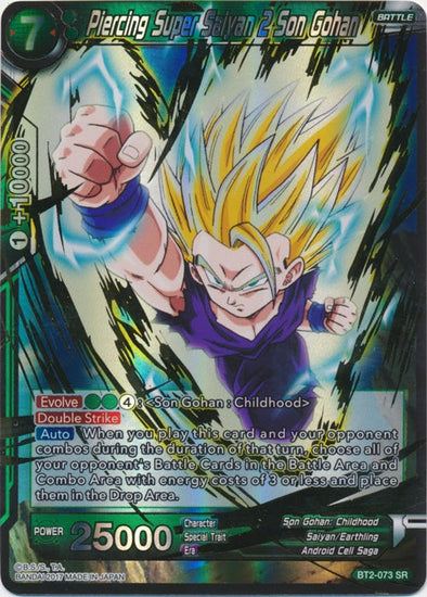 Piercing Super Saiyan 2 Son Gohan - BT2-073 - Super Rare available at 401 Games Canada