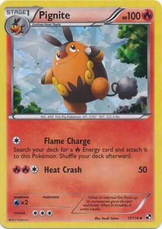 Pignite - 17/114 - Shattered Holo Promo available at 401 Games Canada