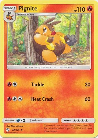 Pignite - 32/236 - Uncommon available at 401 Games Canada