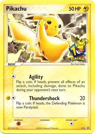 Pikachu - 012 - Promo (10th Anniversary) available at 401 Games Canada