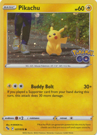 401 Games Canada - Pikachu - 027/078 - Alternate Holo - Promo 401 Games Canada - Pikachu - 027/078 - Alternate Holo - Promo
