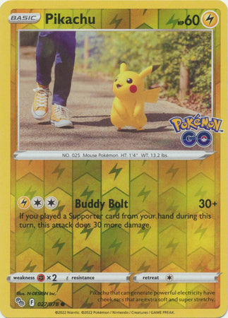 pikachu pokemon go card value 401 Games Canada - Pikachu - 027/078 - Common
