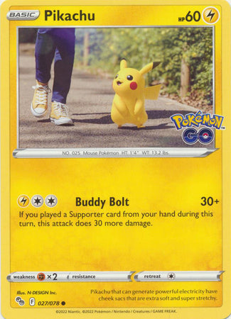 Pikachu - 027/078 - Common available at 401 Games Canada