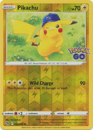 Pikachu - 028/078 - Holo Rare - Reverse Holo available at 401 Games Canada