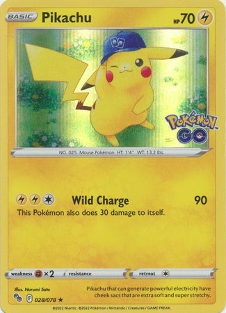 Pikachu - 028/078 - Holo Rare available at 401 Games Canada