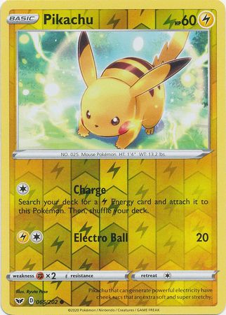 Pikachu - 065/202 - Common - Reverse Holo available at 401 Games Canada