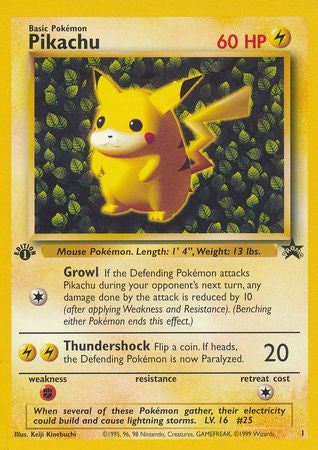 Pikachu - 1 - Promo - 1st Edition Stamp "Ivy Pikachu" Misprint available at 401 Games Canada