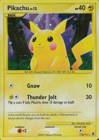 Pikachu - 112/111 - Ultra Rare available at 401 Games Canada