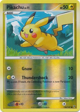 Pikachu - 120/147 - Common - Reverse Holo available at 401 Games Canada