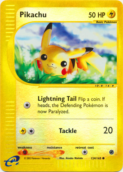 Pikachu - 124/165 - Common - Reverse Holo available at 401 Games Canada