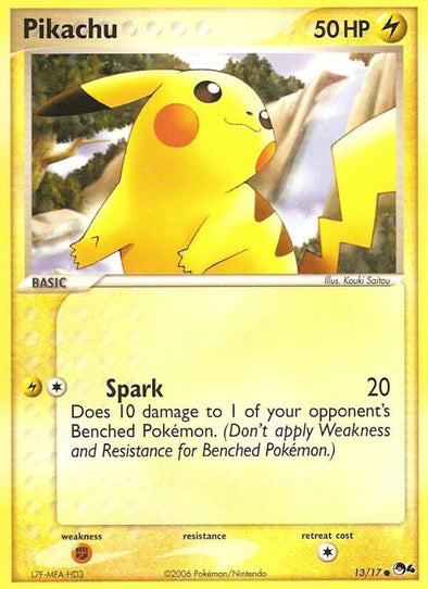 Pikachu - 13/17 - Common available at 401 Games Canada