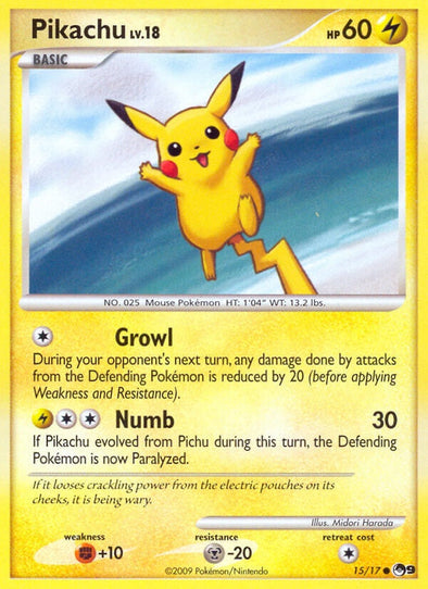 Pikachu - 15/17 - Common available at 401 Games Canada