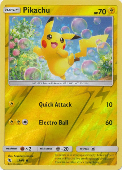 Pikachu - 19/68 - Common - Reverse Holo available at 401 Games Canada