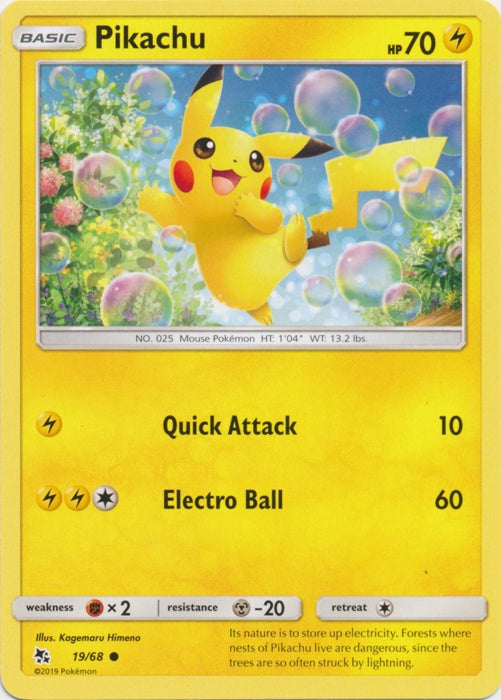 Pikachu - 19/68 - Common available at 401 Games Canada