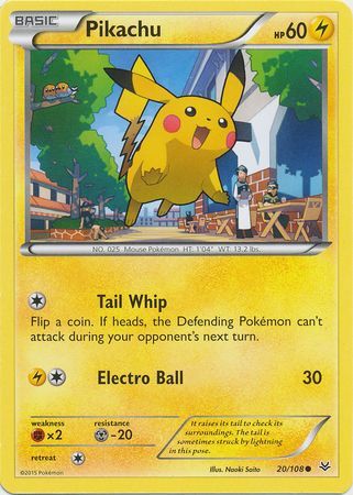 Pikachu - 20/108 - Common available at 401 Games Canada