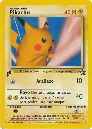 Pikachu - 26 - World Collection Promo (Spanish) available at 401 Games Canada