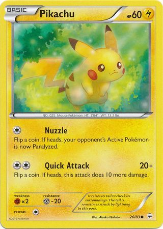 Pikachu - 26/83 - Common available at 401 Games Canada