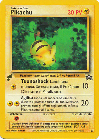 Pikachu - 27 - World Collection Promo (Italian) available at 401 Games Canada