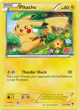 Pikachu - 27/111 - Common available at 401 Games Canada