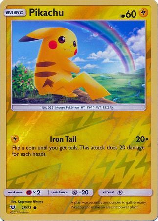 Pikachu - 28/73 - Common - Reverse Holo available at 401 Games Canada