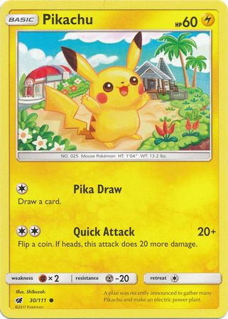 Pikachu - 30/111 - Common available at 401 Games Canada