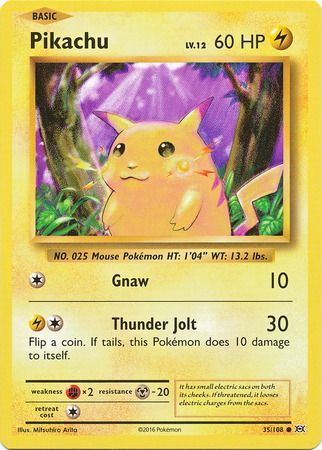 Pikachu - 35/108 - Common available at 401 Games Canada