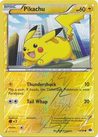 Pikachu - 39/99 - Common - Reverse Holo available at 401 Games Canada