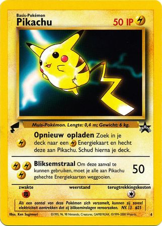 Pikachu - 4 - World Collection Promo (Dutch) available at 401 Games Canada