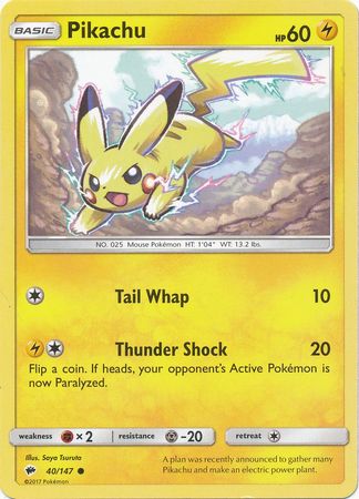 Pikachu - 40/147 - Common available at 401 Games Canada