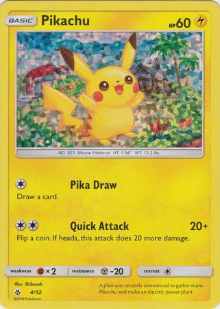 Pikachu - 4/12 - 2018 McDonald's Holo - Promo available at 401 Games Canada