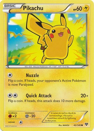 Pikachu - 42/146 - Common available at 401 Games Canada