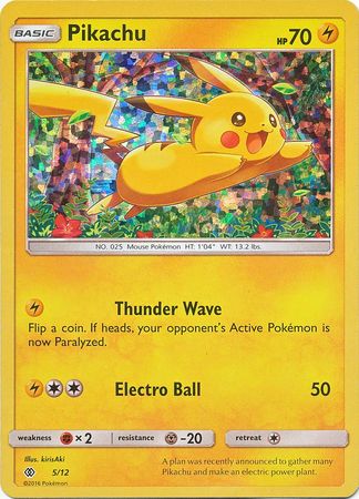 Pikachu - 5/12 - 2017 McDonald's Holo - Promo available at 401 Games Canada