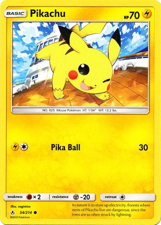 Pikachu - 54/214 - Common available at 401 Games Canada