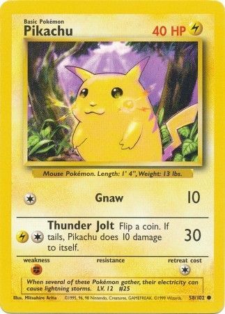 Pikachu - 58/102 - Common - Unlimited available at 401 Games Canada