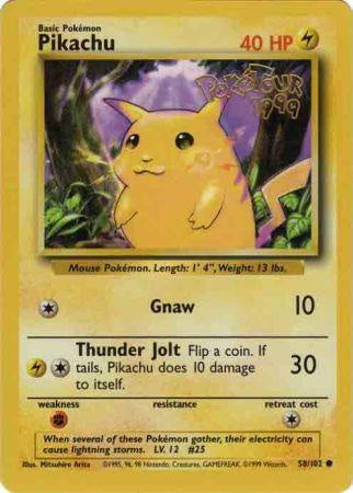 Pikachu - 58/102 - Promo (PokeTour 1999) available at 401 Games Canada