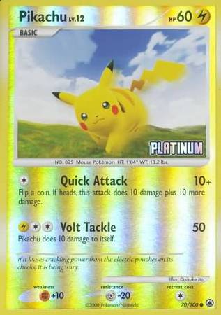 Pikachu - 70/100 - Reverse Holo BK Promo available at 401 Games Canada