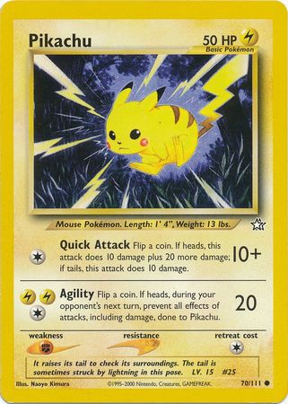 Pikachu - 70/111 - Common - Unlimited available at 401 Games Canada