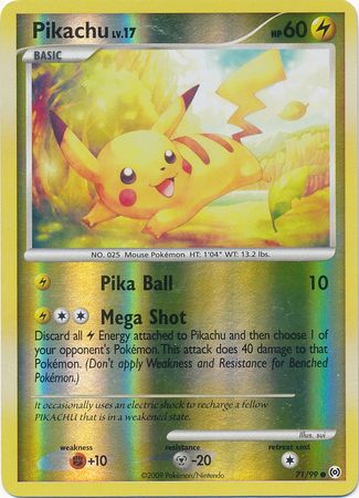 Pikachu - 71/99 - Common - Reverse Holo available at 401 Games Canada