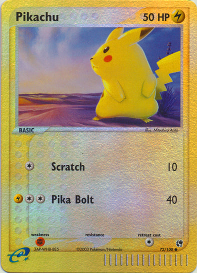 Pikachu - 72/100 - Common - Reverse Holo available at 401 Games Canada