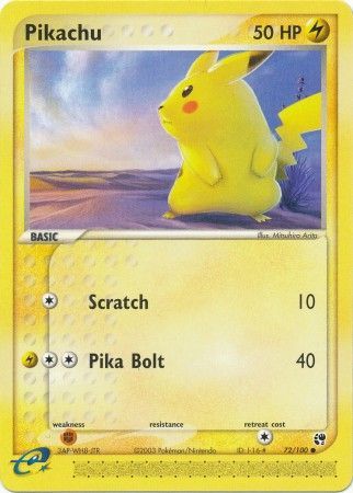 Pikachu - 72/100 - Common available at 401 Games Canada