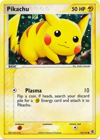 Pikachu - 74/112 - Common - Reverse Holo available at 401 Games Canada