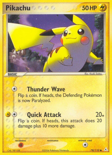 Pikachu - 78/110 - Common available at 401 Games Canada