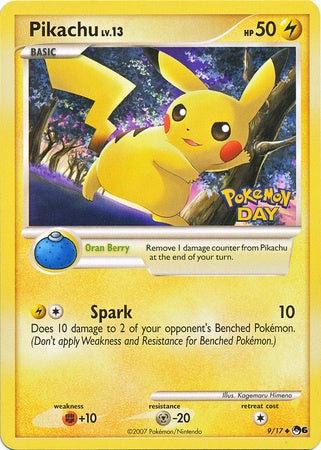 Pikachu - 9/17 - Promo (Pokemon Day) available at 401 Games Canada