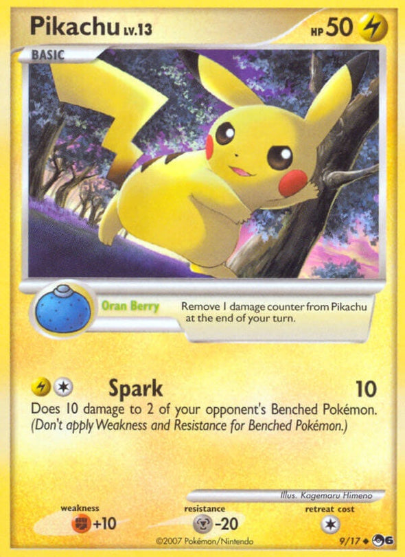 Pikachu - 9/17 - Uncommon available at 401 Games Canada