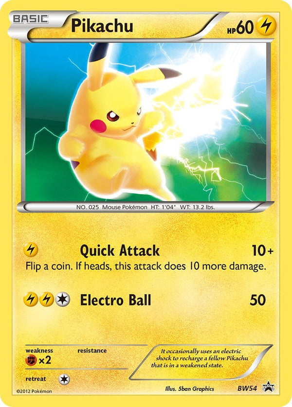 Pikachu - BW54 - Promo available at 401 Games Canada