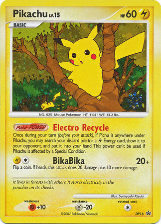 Pikachu - DP16 - Pokemon Countdown Calendar Promo available at 401 Games Canada